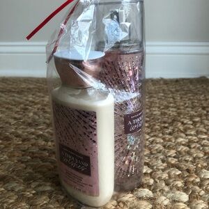 New in Cellophane: A 1000 Wishes Set. Full Size Lotion and Fragrance Mist